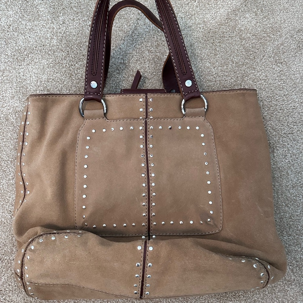Stylish Tan Tote Bag